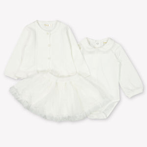 Mayoral Baby Meisjes Setje In Off White