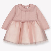 Mayoral Bambino Ragazze Vestito Rosa Chiaro
