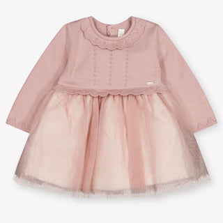 Mayoral Bambino Ragazze Vestito Rosa Chiaro