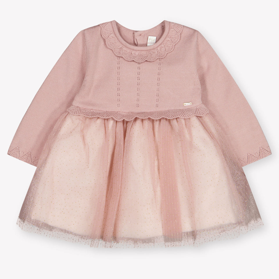 Mayoral Bambino Ragazze Vestito Rosa Chiaro