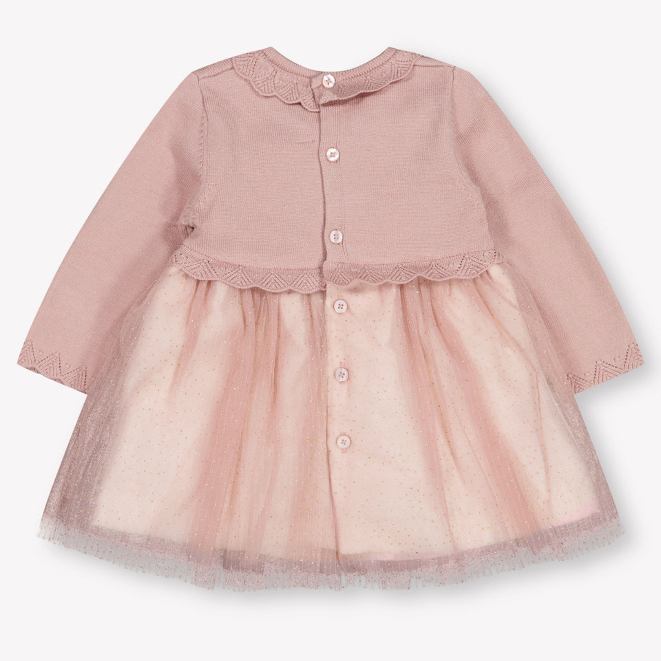 Mayoral Bambino Ragazze Vestito Rosa Chiaro