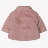 Mayoral Bebé Chicas Chaqueta de piel sintética en Rosa