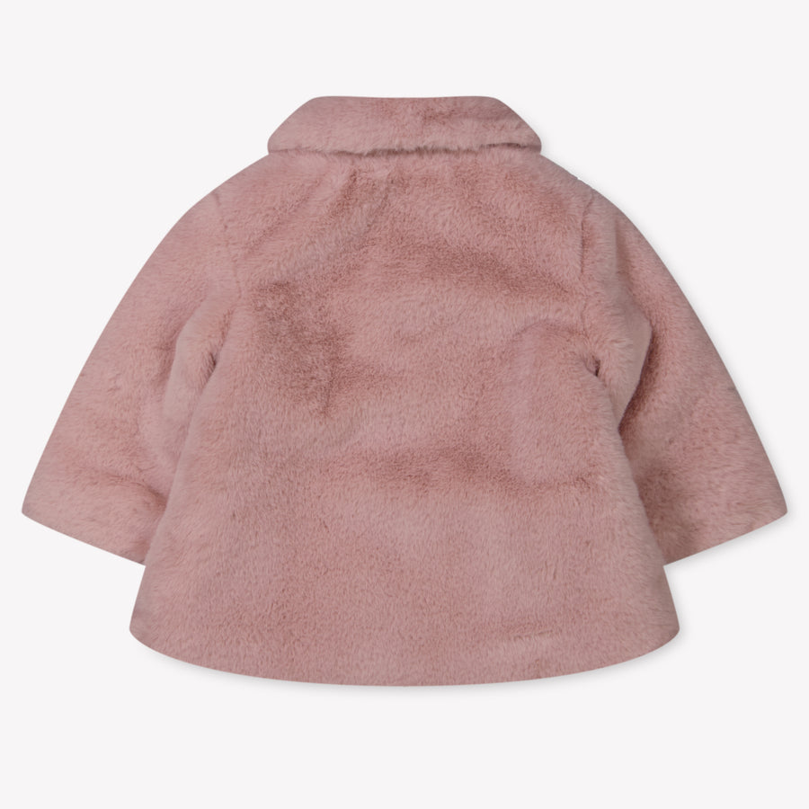 Mayoral Bebé Chicas Chaqueta de piel sintética en Rosa