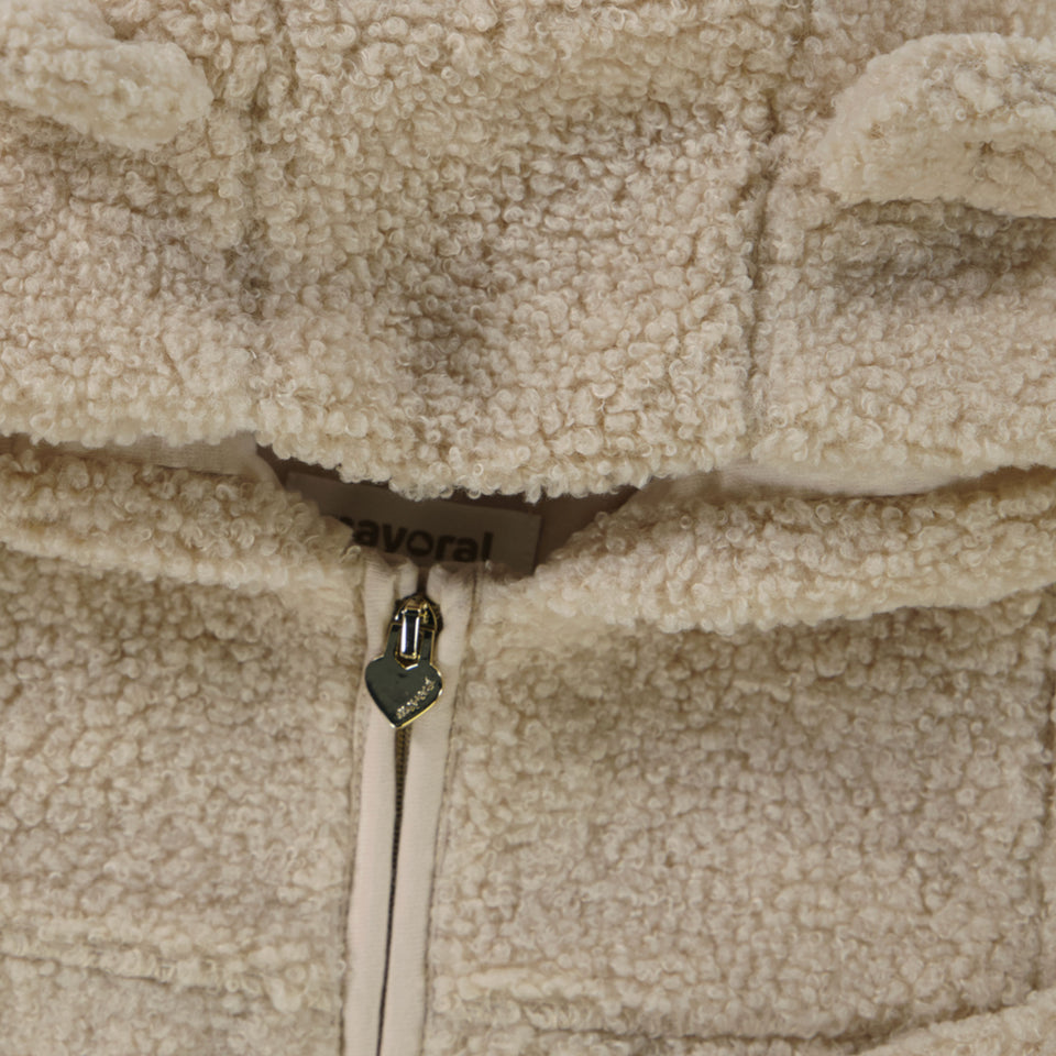 Mayoral Baby Girls Vest  Beige