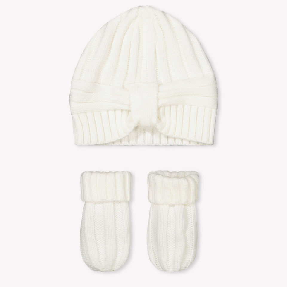 Mayoral Baby Girls Hat  Offwhite