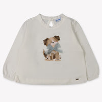 Mayoral Bébé Filles T-shirt en blanc