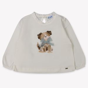 Mayoral Bébé Filles T-shirt en blanc