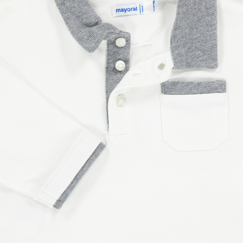 Mayoral Baby Jungen Polo Grauweiß
