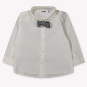 Mayoral Bébé Garçons Blouse en blanc