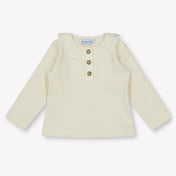 Mayoral Baby Girls Polo  Light Beige