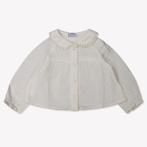 Mayoral Bébé Filles Blouse en blanc