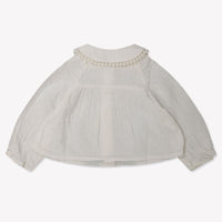 Mayoral Bébé Filles Blouse en blanc