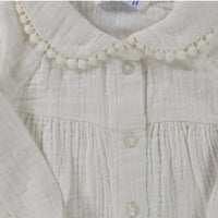 Mayoral Bébé Filles Blouse en blanc