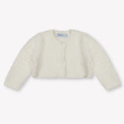 Mayoral Baby Meisjes Vest In Off White