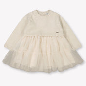 Mayoral Bebé Chicas Vestido Beige claro