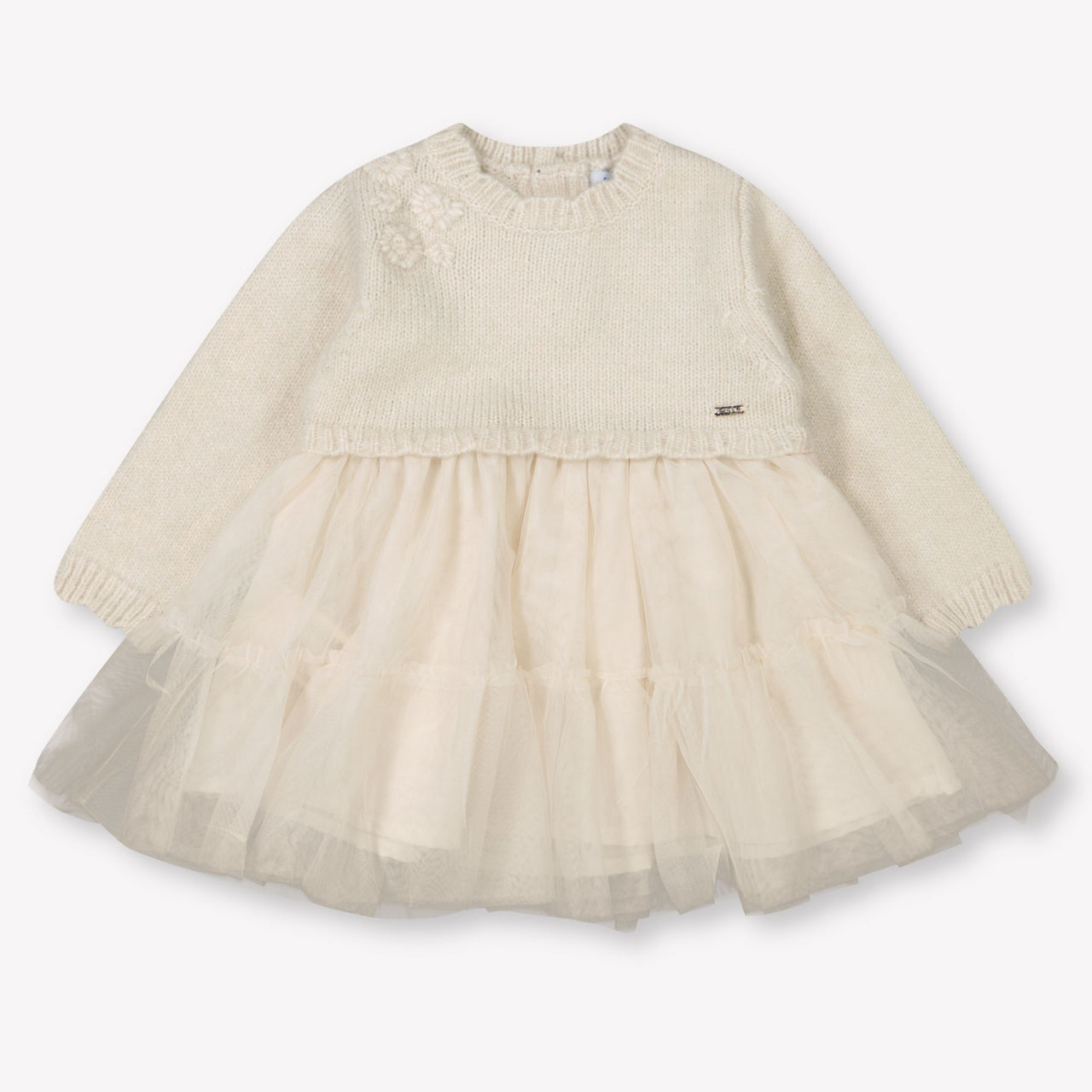 Mayoral Bébé Filles Robe Beige Clair