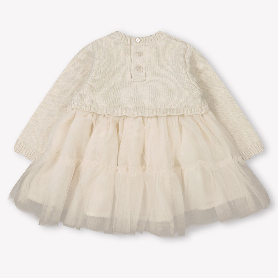 Mayoral Bebé Chicas Vestido Beige claro