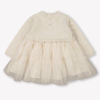 Mayoral Bébé Filles Robe Beige Clair