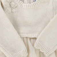 Mayoral Bébé Filles Robe Beige Clair