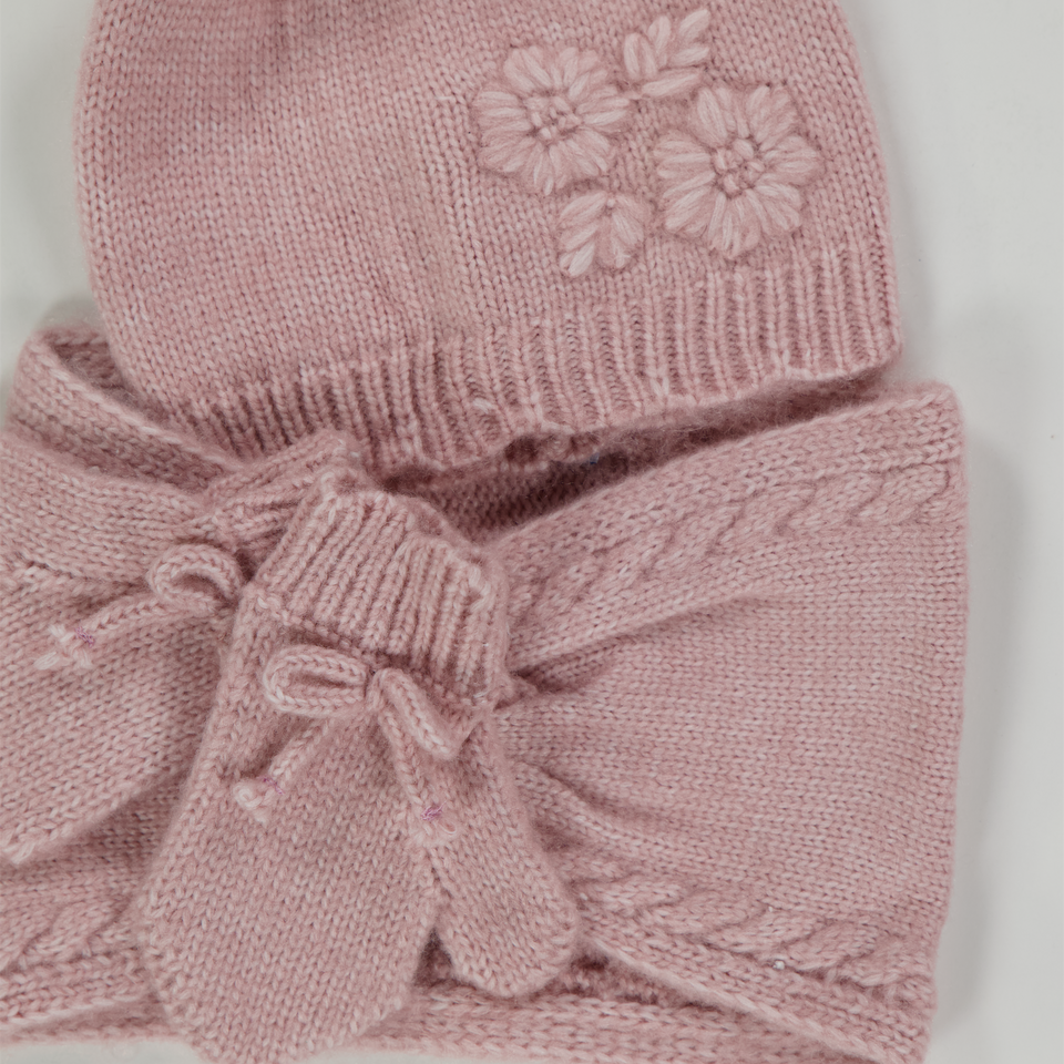 Mayoral Baby Girls Hat  Light Pink