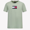 Tommy Hilfiger Enfant Garçons T-shirt Vert-Clair