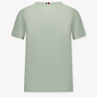 Tommy Hilfiger Enfant Garçons T-shirt Vert-Clair