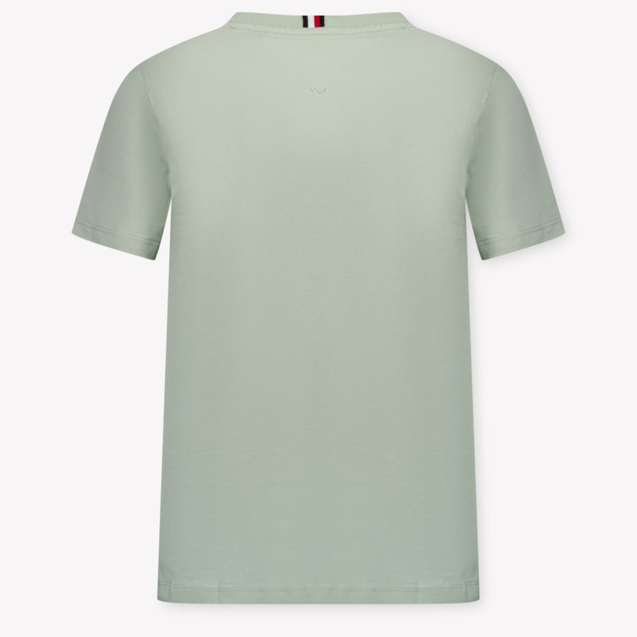 Tommy Hilfiger Enfant Garçons T-shirt Vert-Clair