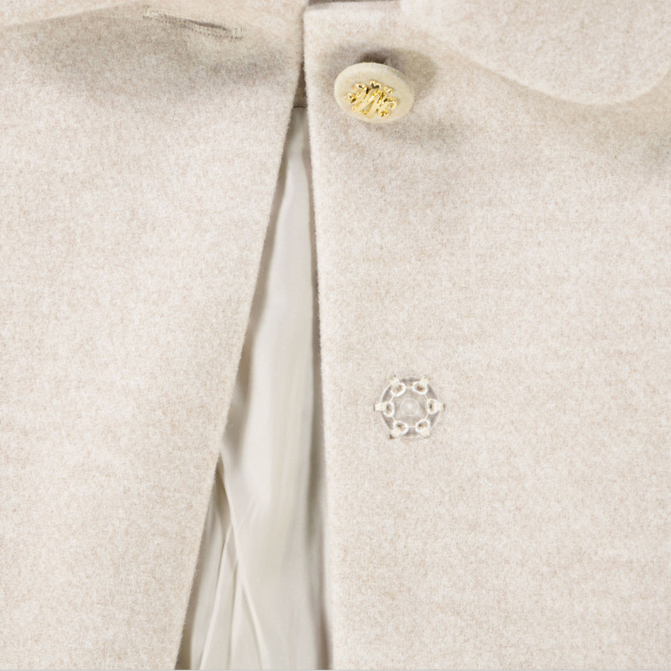 Mayoral Kinder Meisjes Winterjassen In Licht Beige