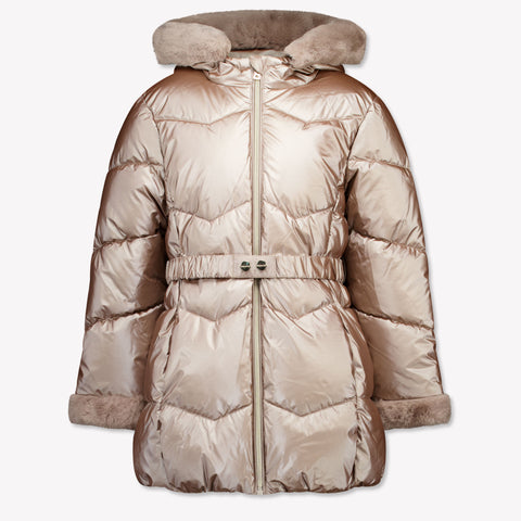 Mayoral Kids Girls Jackets In Beige