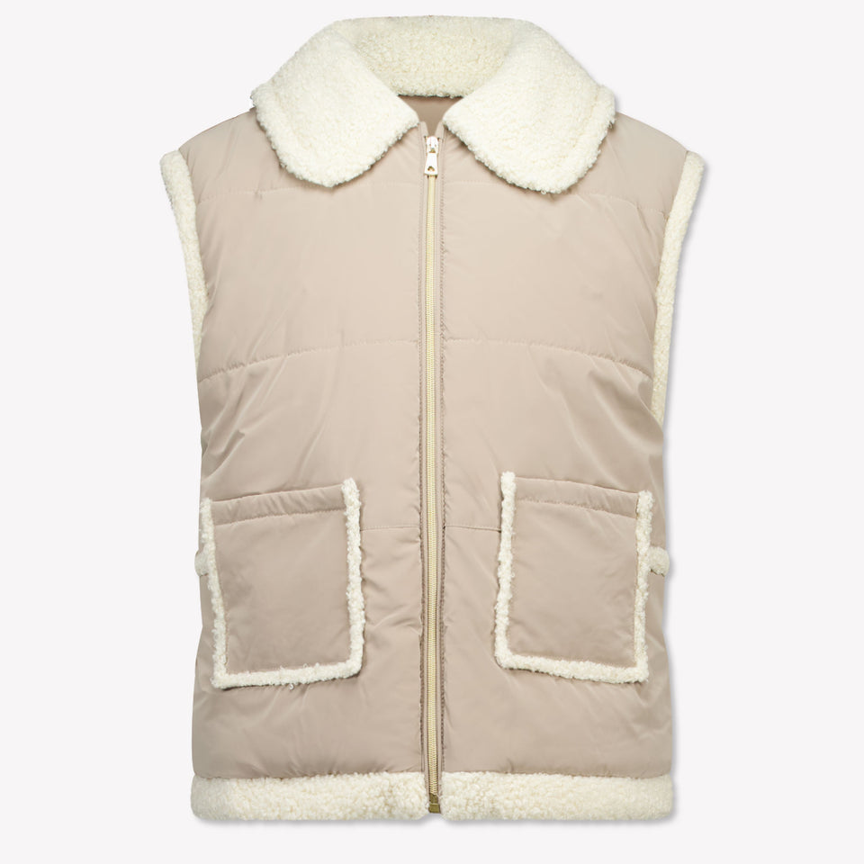 Mayoral Enfant Filles Gilet Beige