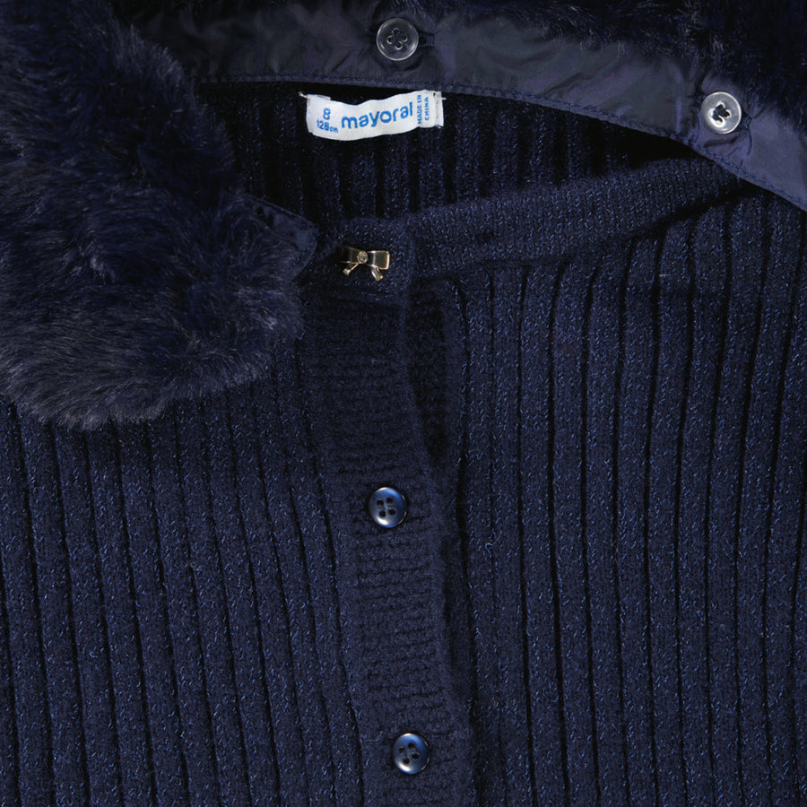 Mayoral Kinder Meisjes Vest In Navy