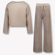 Mayoral Kids Girls Set in Beige
