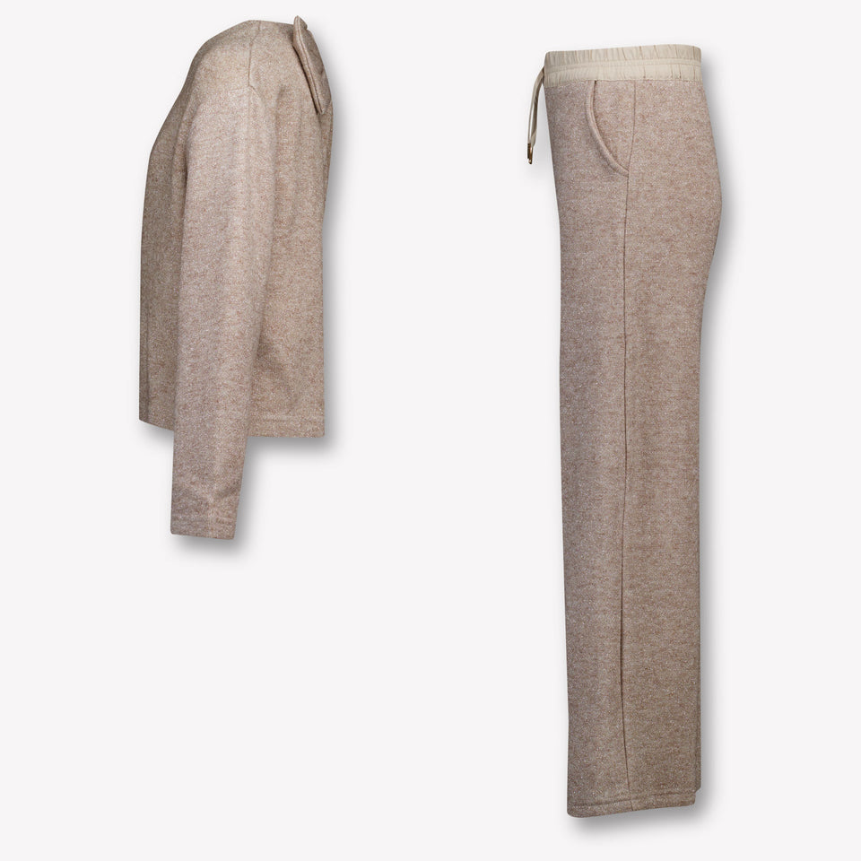 Mayoral Kids Girls Set in Beige