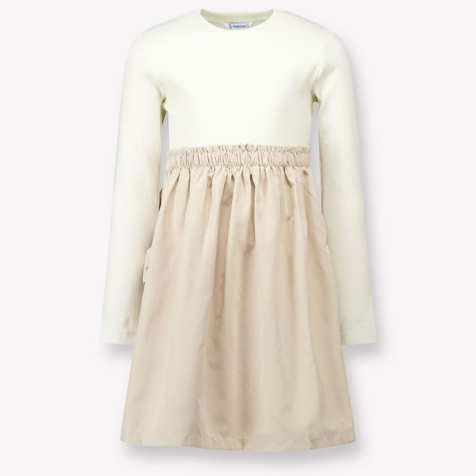 Mayoral Ragazzo Ragazze Vestito Beige