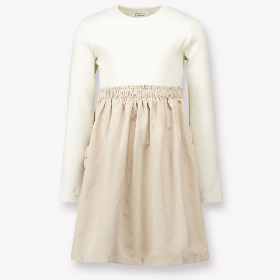 Mayoral Enfant Filles Robe Beige
