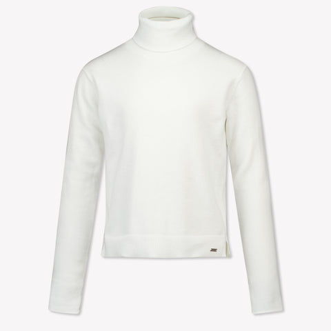 Mayoral Ragazzo Ragazze Maglione in Off White