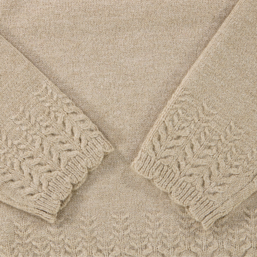 Mayoral Enfant Filles Pull Beige Clair