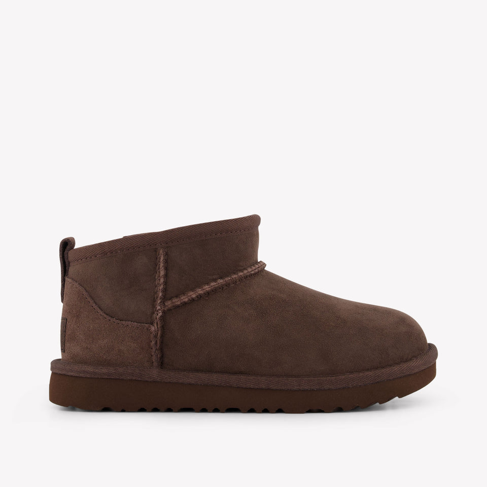 UGG Ultra mini Unisex Botas en la oscuridad Marrón