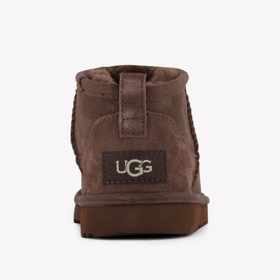UGG Ultra mini Unisex Botas en la oscuridad Marrón