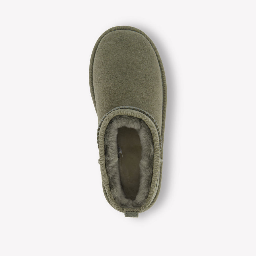 UGG Ultra mini Unisexe Bottes en olive Vert