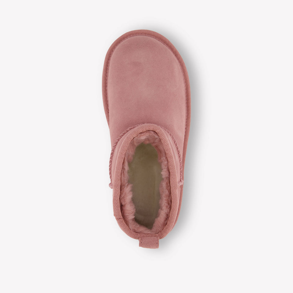 UGG Plateforme Ultra Mini Filles Botter Rose