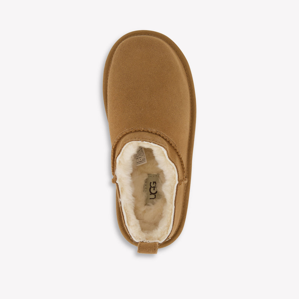 UGG Ragazze Pantofole dentro Cammello