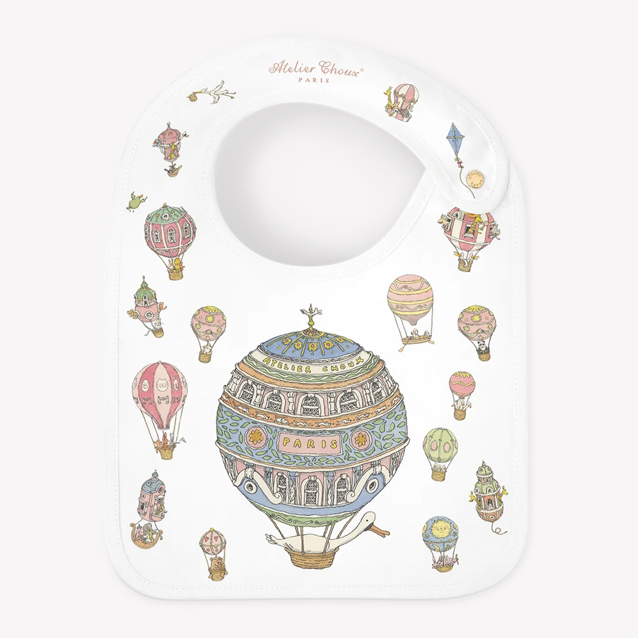Atelier Choux Baby Slab Ballon In Weiß