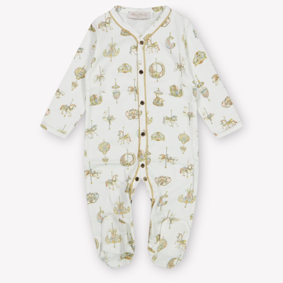 Atelier Choux Baby Unisex Traje de caja Blanco
