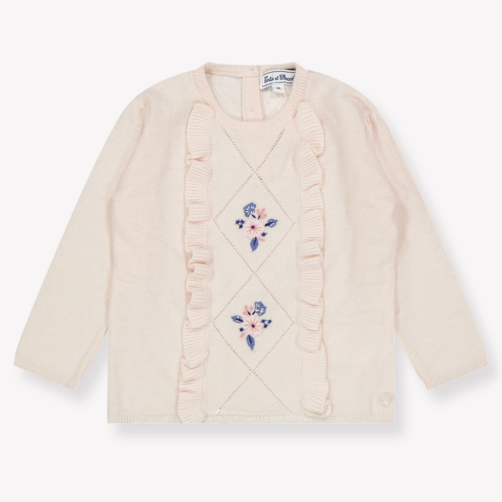 Tartine et chocolaat bébé Filles Pull Rose Léger