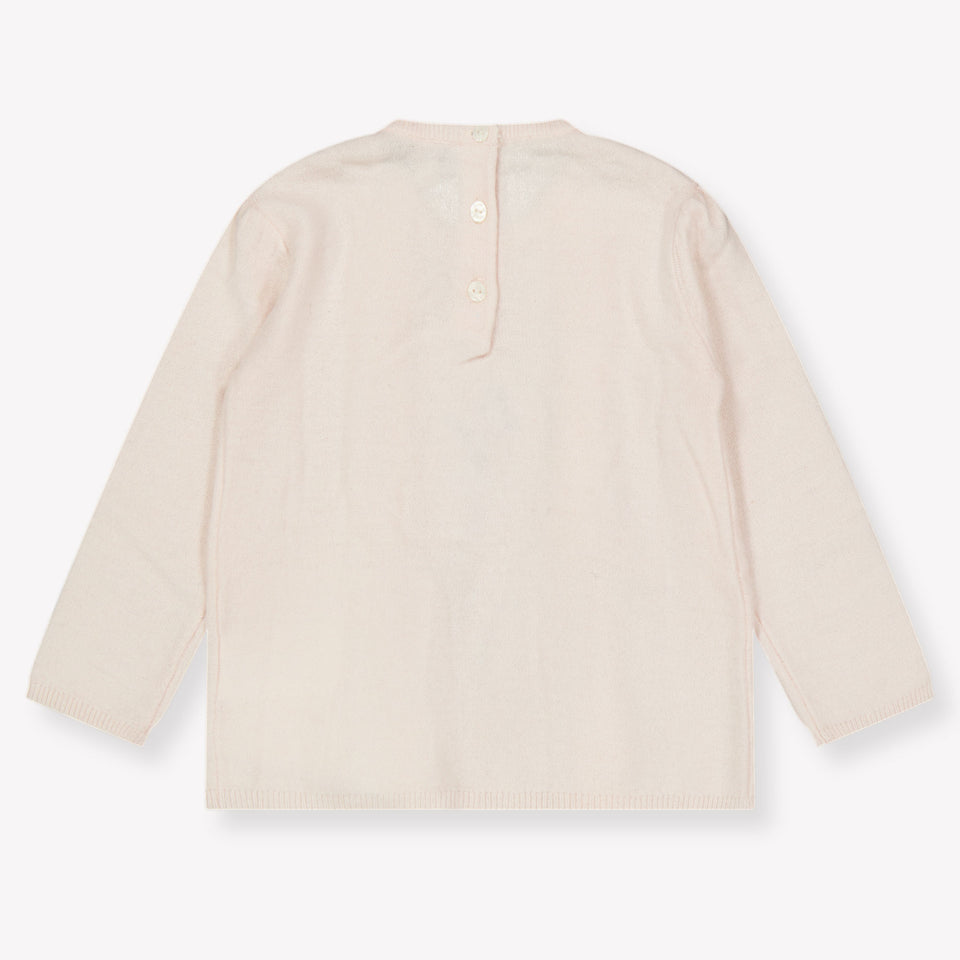 Tartine et chocolaat bébé Filles Pull Rose Léger