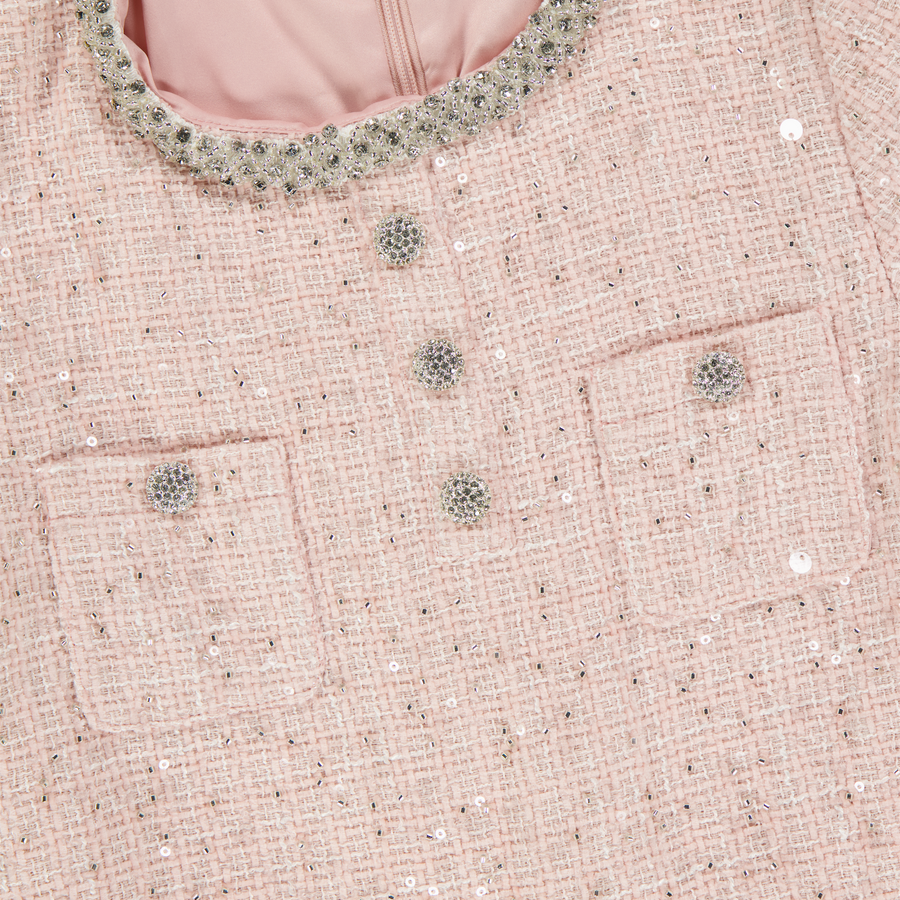 Prinsessefin Enfant Filles Robe Rose Léger