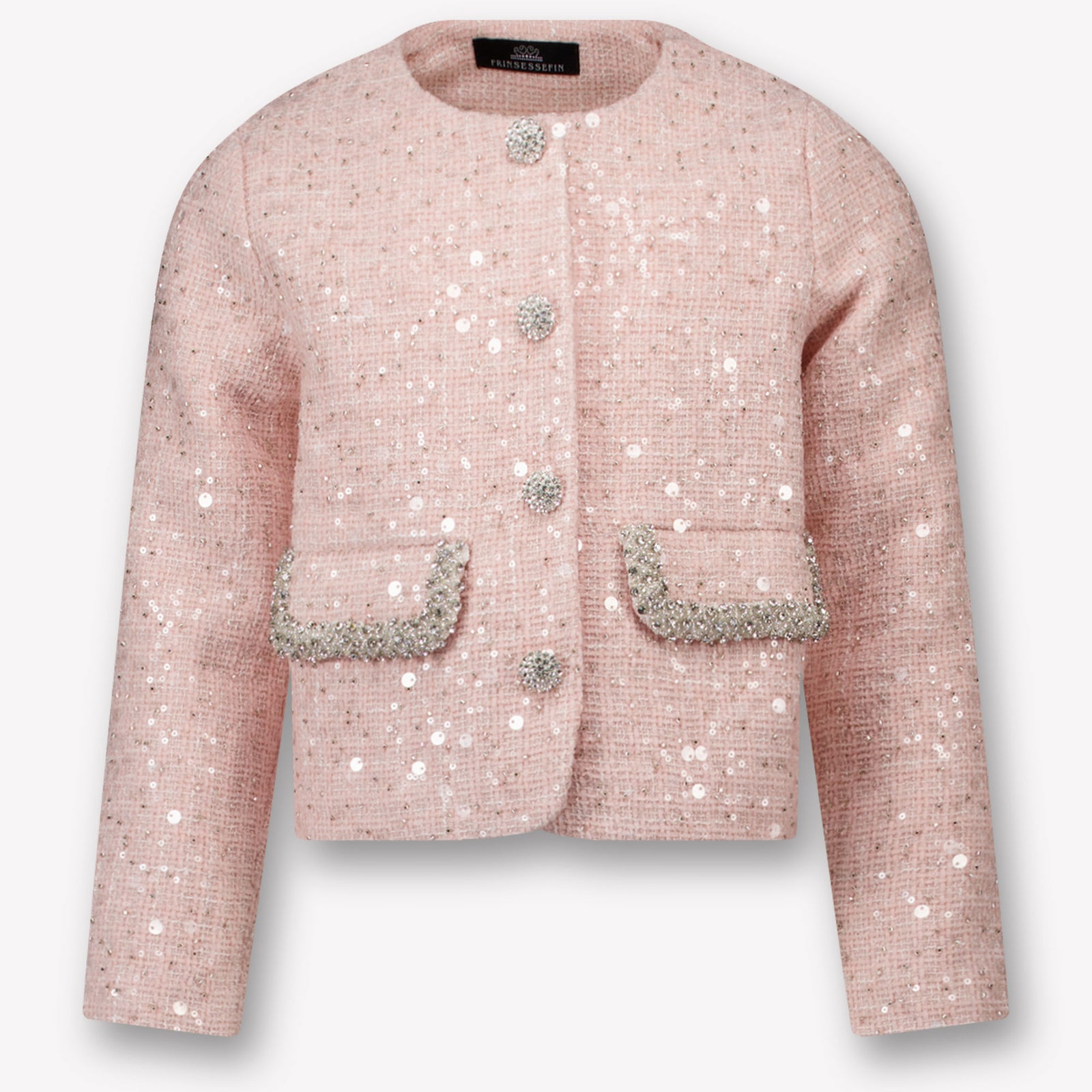 Prinsessefin Enfant Filles Veste Rose Léger