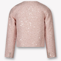 Prinsessefin Enfant Filles Veste Rose Léger