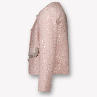 Prinsessefin Enfant Filles Veste Rose Léger